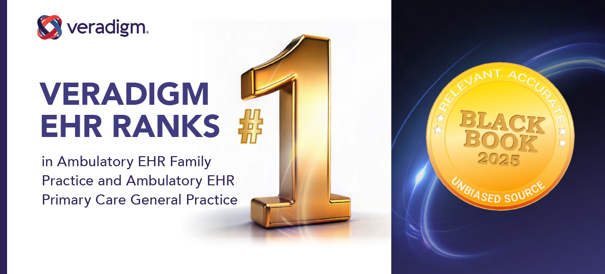 Veradigm EHR Black Book #1 Ranking